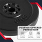 Soozier 4 Piece dumbbell Weight Plates Set 2 x 11lbs and 2 x 22lbs Black (Weights Only)