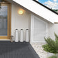 Outsunny 11 Pcs Plastic Interlocking Deck Tiles, 12" x 12" Non-slip Flooring Tiles for Indoor Outdoor Patio Balcony, Grey