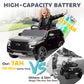 Aosom Licensed Chevrolet Tahoe Kids Ride on Car, 12V 7AH Toddler Electric Car with Parent Remote Control, 3 Speeds, Spring Suspension, LED Light, Horn, Music, Black