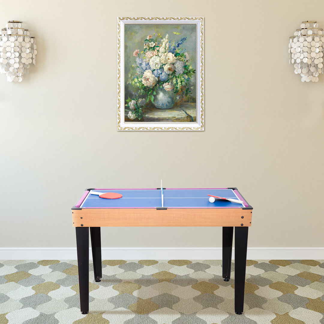 Soozier 3 in 1 Multi-use Mini Games Table Tennis Billiard Pool Air Hockey Set with All Accessories