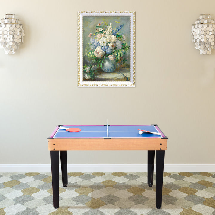 Soozier 3 in 1 Multi-use Mini Games Table Tennis Billiard Pool Air Hockey Set with All Accessories