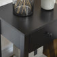 HOMCOM Side Table Set of 2, End Tables with Drawer and Bottom Shelf, 2-tier Nightstand for Bedroom, Living Room, White