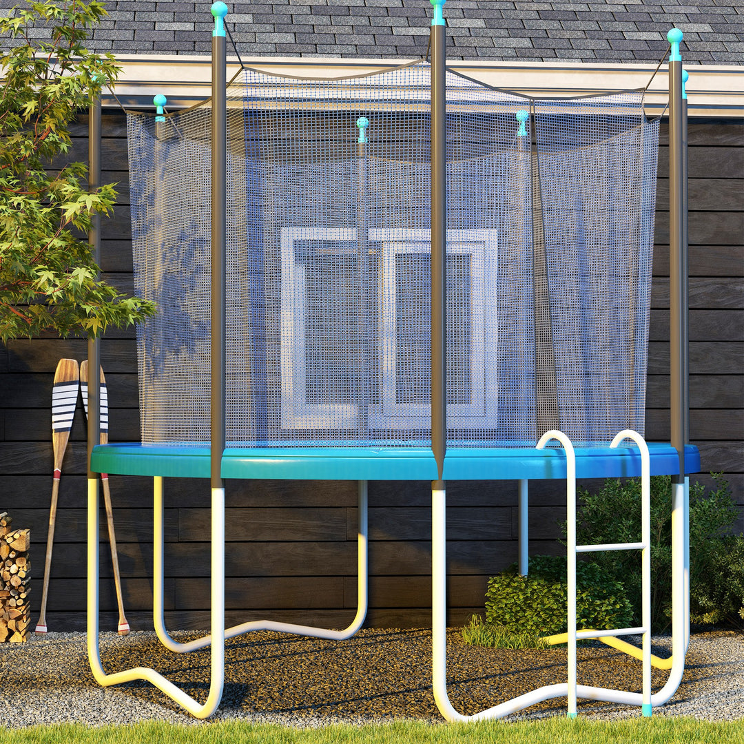 Soozier 14ft Trampoline Replacement Pad Trampolining Replacement Jump Bounce Exercise GYM Pad Only Light Orange