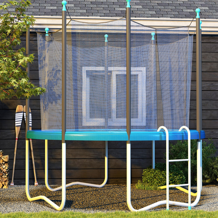 Soozier 14ft Trampoline Replacement Pad Trampolining Replacement Jump Bounce Exercise GYM Pad Only Light Orange