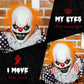 Outsunny 5ft Life Size Outdoor Halloween Decoration, Talking Circus Clown with Sound and Motion Activated, Light Up Eyes