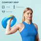 Soozier 13lbs Kettlebell, Soft Kettle Bell with Wide Handle for Home Gym Weight Lifting and Strength Training, Light Blue