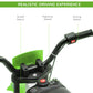 Aosom Kids Dirt Bike Battery-Powered Ride-On Electric Motorcycle with Charging 12V Battery, Training Wheels Green