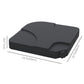 Outsunny 4 Pieces Umbrella Base Parasol Stand for Cantilever Umbrella Fill w/ Sand or Water Black