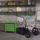 Aosom Multi-Functional Bike Trailer Steel Large Bike Luggage Cart Carrier Black