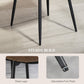 HOMCOM Retro Dining Table Chairs Set of 4, PU Leather Upholstered Kitchen Table Chairs for Living Room, Bedroom