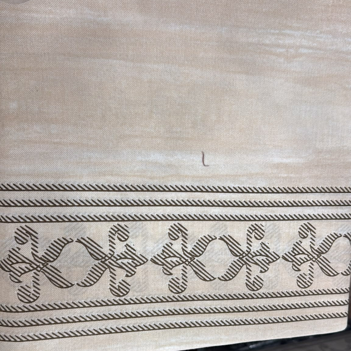 Aarniva 100% Cotton Bedsheet Set | King/Queen | Soft & Breathable | Ivory Tribal Border | 6-Piece Set