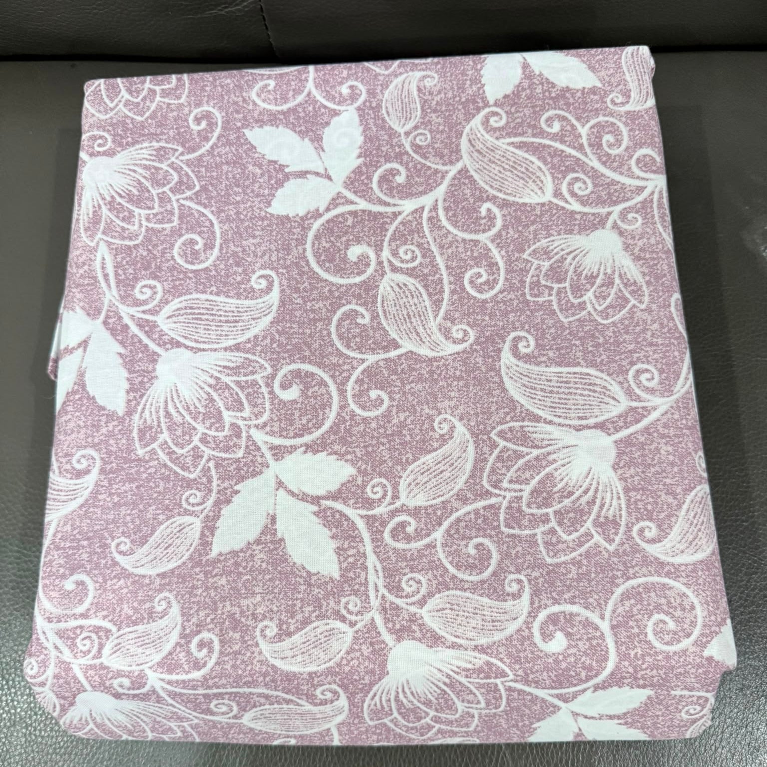 Aarniva 100% Cotton Floral Bedsheet Set | King/Queen | Soft & Breathable | Dusty Rose Floral Vine | 6-Piece Set