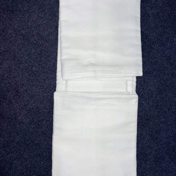 Aarniva Hotel Bedsheet Set | King/Queen & Single Bed Options | Soft & Smooth | Classic White
