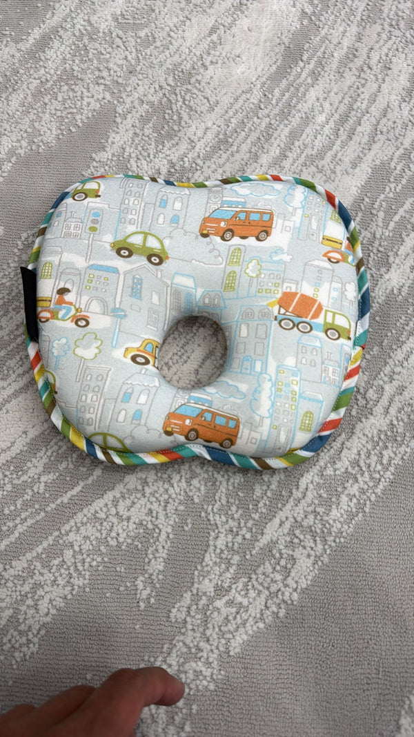 Aarniva Baby Head Support Pillow | Soft & Padded | Contoured Center | Vehicle Adventure