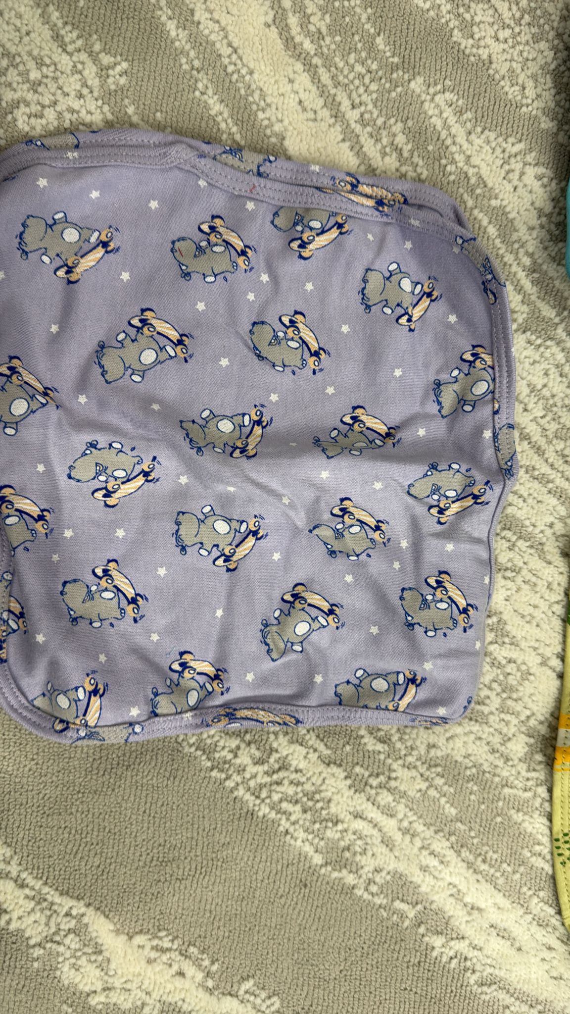 Aarniva Baby Washcloth & Hand Towel Set | 3-Piece | Soft & Absorbent | Elephant, Safari & Flamingo Prints | Kids Essentials