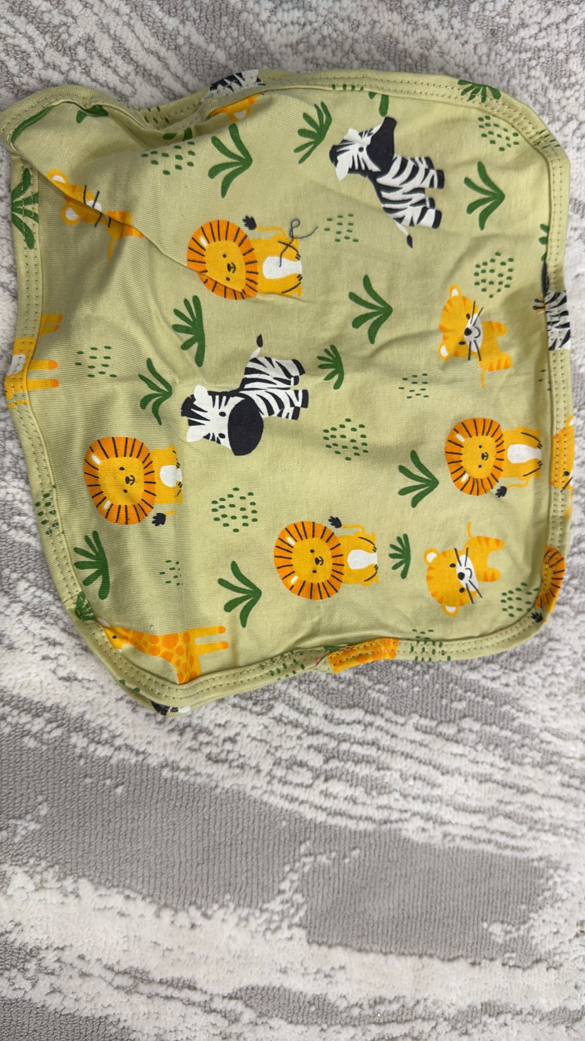 Aarniva Baby Washcloth & Hand Towel Set | 3-Piece | Soft & Absorbent | Elephant, Safari & Flamingo Prints | Kids Essentials