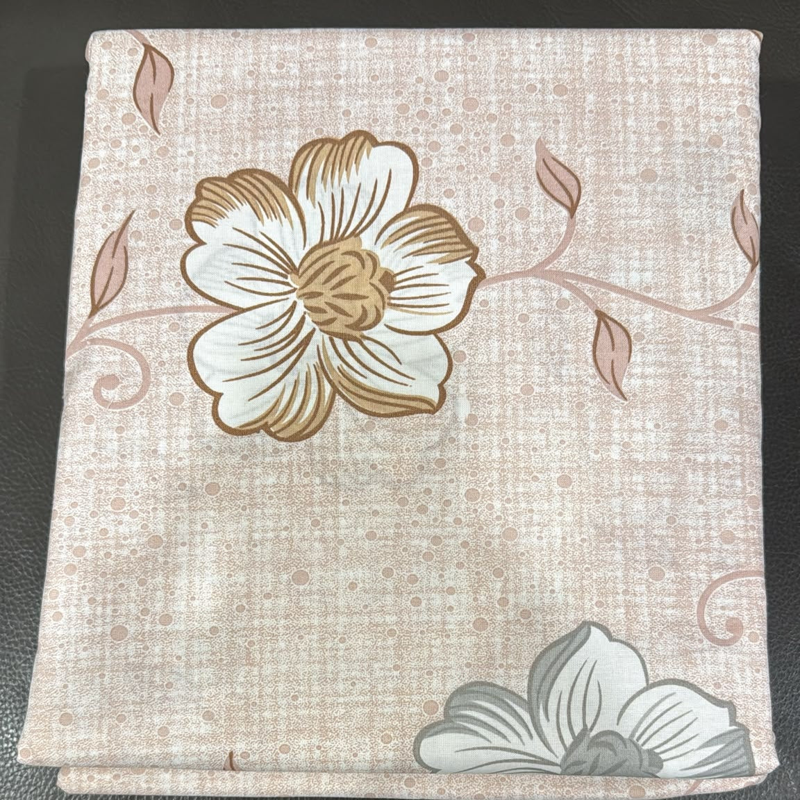Aarniva 100% Cotton Floral Bedsheet Set | King/Queen | Soft & Breathable | Blush Meadow Floral | 6-Piece Set