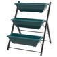Outsunny 3-Tier Vertical Raised Garden Planter with 5 Boxes, Outdoor Plant Stand Grow Container for Vegetable Flowers