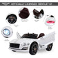 Aosom 12V Ride On Car Licensed Bentley Battery Powered Electric Vehicles w/ Parent Remote Control, 2 Speed - Black