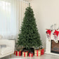 HOMCOM 6ft Artificial Christmas Trees with Auto Open and Steel Base, Green