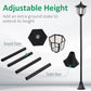 Outsunny Solar Torch Lights Outdoor Garden Lighting 6 LED Water-Resist Auto On/Off 6 Hours