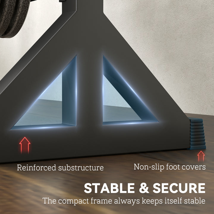 Soozier 1100LBS Capacity Weight Rack, Weight Plate Rack, and Dumbbell Rack for Home Gym Storage