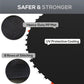 Soozier Trampoline Mat Replacement with Spring Pull Tool and 42 V-Hooks, Fits 8ft Trampoline, Using 5.5" Springs