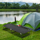 Outsunny Folding Camping Cot for Adults Portable Outdoor Sleeping Bed for Office Beach Home, Green