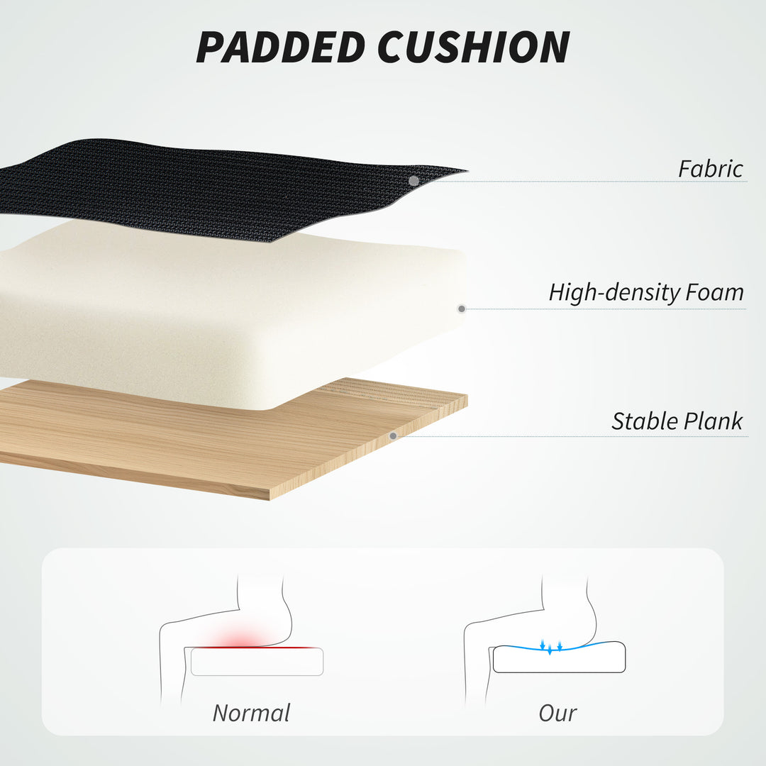 HOMCOM Ergonomic Mesh Office Chair, High Back Desk Chair with Rotatable Headrest, Flip-Up Armrests, Lumbar Support, Grey