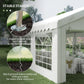Wedding Tent with Sidewalls - Heavy Duty Party Tent, White