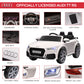 Aosom Officially Licensed Kids Ride-On Car 6V Battery Powered Vehicle Perfect Gift For Kids with Remote Control, Suspension Wheel, Adjustable Speed, White