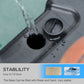 Soozier 6.5'-10' Adjustable Portable Basketball Hoop System Stand Outdoor for Kids Youth Adult