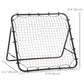 HOMCOM Volleyball Rebounder Net Football Training Aid Kickback Target Play Black