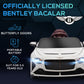 Aosom 12V Electric Ride on Car with Butterfly Doors, 3.1 MPH Kids Ride-on Toy for Boys and Girls with Remote Control, Suspension System, Horn Honking, White