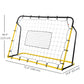 Soozier 6 x 4 ft Rebound Net Soccer Goal with 5 Angle Adjustable for Soccer Baseball Basketball Training