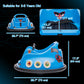 Qaba Angry Bird Licensed Electric Ride on Car, 12V Bumper Car for Kids w/ Dual Joysticks, 360 Degree Spin, Blue