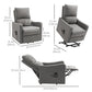 HOMCOM Power Lift Chair Electric Recliner Sofa for Elderly with Remote Control & Side Pocket for Living Room, Grey