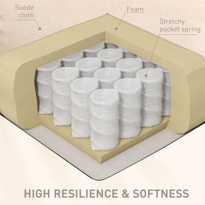 HOMCOM Massage Recliner Chair for Living Room, Push Back Recliner Sofa, Suede Wingback Reclining Chair with Extendable Footrest, Wood Legs, Remote Control, Side Pockets, Black