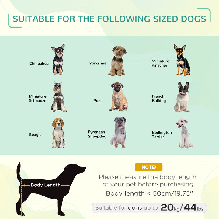 PawHut Elevated Dog Bed, Raised Dog Cot for M Sized Dogs, Indoor & Outdoor, 30" x 24" x 7", Blue