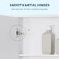kleankin Wall Mounted Medicine Cabinet, 39.25"W x 27.5"H Bathroom Mirror Cabinet with Single Mirrored Door, Shelves and Storage Cupboard, White