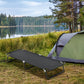 Outsunny Folding Camping Cot for Adults Portable Outdoor Sleeping Bed for Office Beach Home, Green