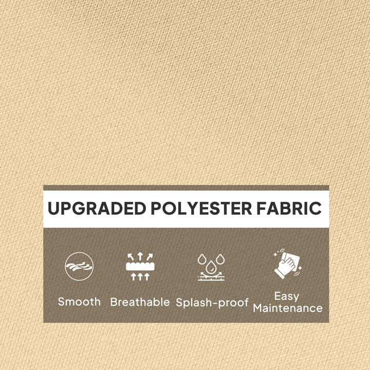 Outsunny Outdoor Swing Cushion, Tufted Patio Cushion Replacement for Garden Chair Egg Chair,  Indoor Outdoor Seat Cushion, Grey