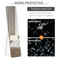 HOMCOM Full Length Mirror for Bedroom, Free Standing Dressing Mirror, Wall Mirror with Wood Frame, 15" x 61", Black