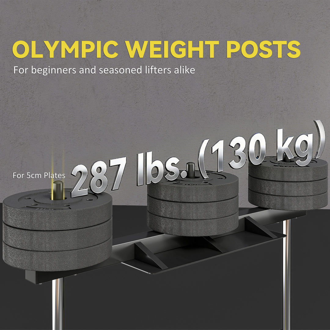 Soozier Leg Extension and Curl Machine, Adjustable Leg Extension Machine, 2" Olympic Plate Compatible, 660LBS Capacity