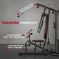 Soozier Multi-Exercise Home Gym Station with 99lbs Weight Stack, for Full Body Workout