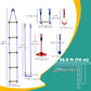 Qaba 32.8' Ninja Warrior Obstacle Course for Kids 3-6 Years, with Swing, Monkey Bars, Climbing Ladder, Gym Rings, Blue