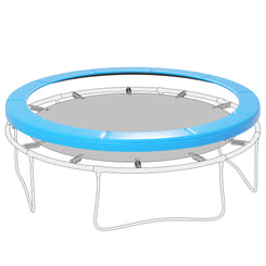 Soozier 12ft Trampoline Replacement Pad Trampoline Spring Cover EPE Foam Light Blue