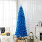 HOMCOM 4FT Artificial Christmas Tree Holiday Xmas Holiday Pencil Tree Decoration with Automatic Open for Home Party, Pink