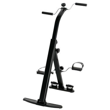 Soozier Seated Pedal Exerciser, Foldable Leg Exercise Bike with LCD Monitor for Seniors Elderly Rehabilitation Recovery Therapy