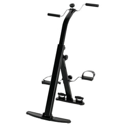 Soozier Seated Pedal Exerciser, Foldable Leg Exercise Bike with LCD Monitor for Seniors Elderly Rehabilitation Recovery Therapy
